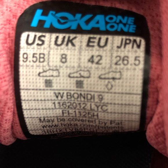 Hoka Women's Bondi 9 Sz 9.5B like new - Picture 7 of 7